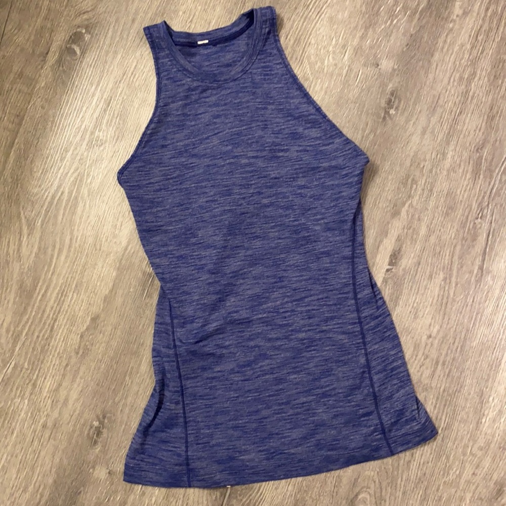 lululemon blue twist back tank Size 2-4